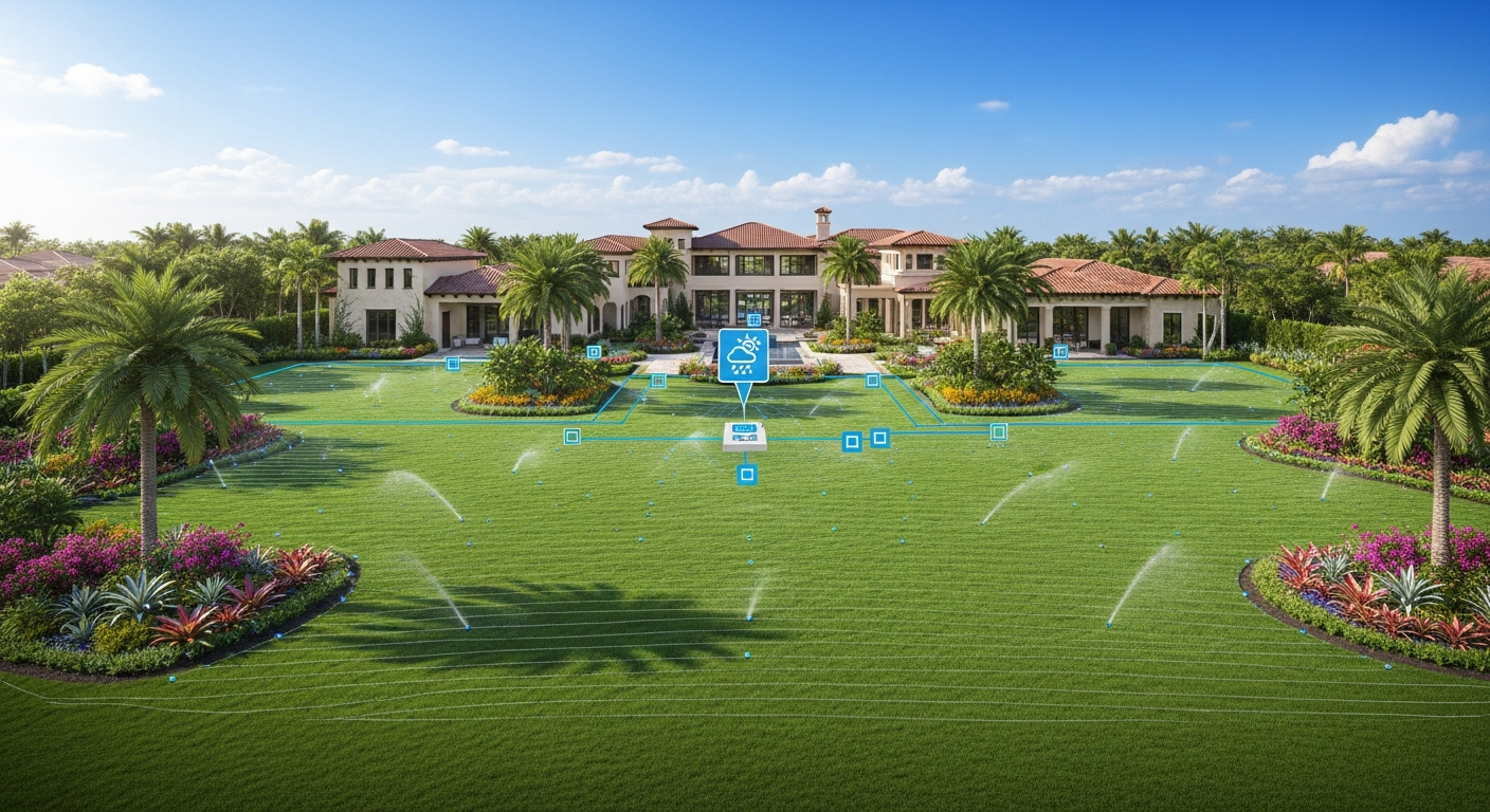 Our irrigation contractors engineer a precision smart irrigation system customized to your Florida property layout, plant types, and soil conditions for maximum water efficiency.