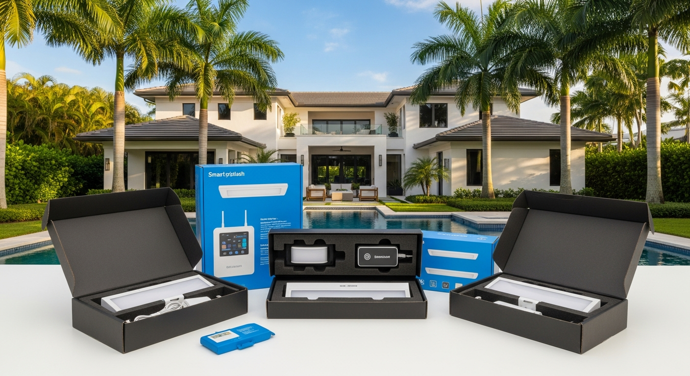 Selected LED fixtures and smart control components are confirmed with the supplier. Lead times and delivery specs are locked in to ensure your Florida lighting project stays on track.